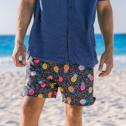 Men summer swimwear Pineapple